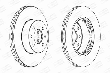 Диск тормозной LEXUS GS, RENAULT MEGANE, CHAMPION (561592CH) Диск тормозной LEXUS GS, RENAULT MEGANE, CHAMPION (561592CH)