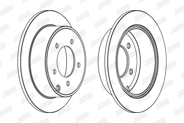 Диск гальмівний CHRYSLER SEBRING, JEEP PATRIOT, JURID (562857JC) Диск гальмівний CHRYSLER SEBRING, JEEP PATRIOT, JURID (562857JC)