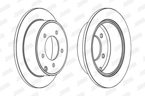 Диск тормозной CHRYSLER SEBRING, JEEP PATRIOT, JURID (562857JC) Диск тормозной CHRYSLER SEBRING, JEEP PATRIOT, JURID (562857JC)