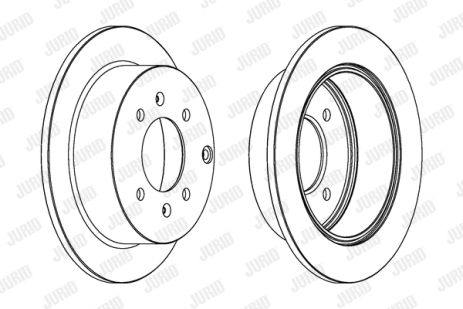 Диск гальмівний KIA MAGENTIS, HYUNDAI MATRIX, JURID (563042JC) Диск гальмівний KIA MAGENTIS, HYUNDAI MATRIX, JURID (563042JC)