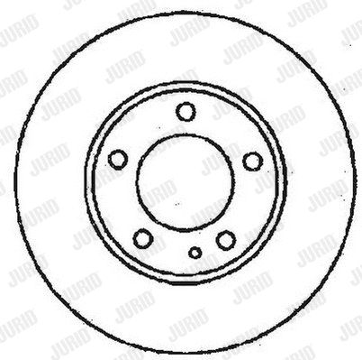 Диск тормозной BMW 3, JURID (561552JC) Диск тормозной BMW 3, JURID (561552JC)