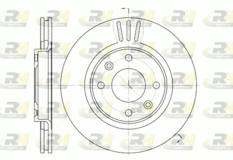 Диск гальмівний OPEL CROSSLAND, DS DS, ROAD HOUSE (660310)