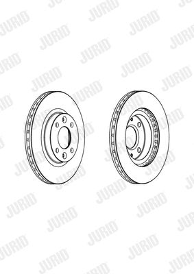 Диск тормозной LADA XRAY, RENAULT CLIO, JURID (562960JC) Диск тормозной LADA XRAY, RENAULT CLIO, JURID (562960JC)