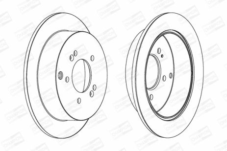 Диск тормозной HYUNDAI ix35, KIA SPORTAGE, CHAMPION (562454CH) Диск тормозной HYUNDAI ix35, KIA SPORTAGE, CHAMPION (562454CH)
