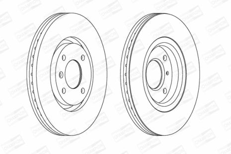Диск тормозной VAUXHALL CROSSLAND, OPEL CROSSLAND, CHAMPION (562129CH)