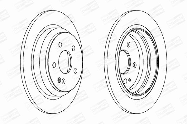 Диск тормозной MERCEDES-BENZ VITO, CHAMPION (562263CH) Диск тормозной MERCEDES-BENZ VITO, CHAMPION (562263CH)