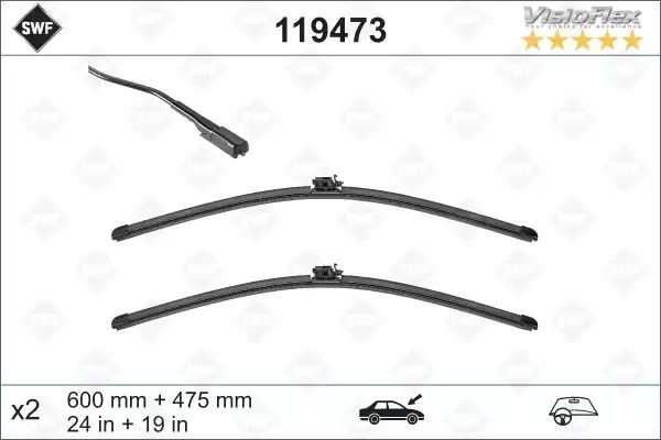 Щетка стеклоочистителя 119473 MERCEDESBENZ Щетка стеклоочистителя 119473 MERCEDESBENZ