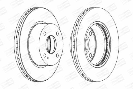 Диск гальмівний FORD AUSTRALIA, CHAMPION (562539CH) Диск гальмівний FORD AUSTRALIA, CHAMPION (562539CH)