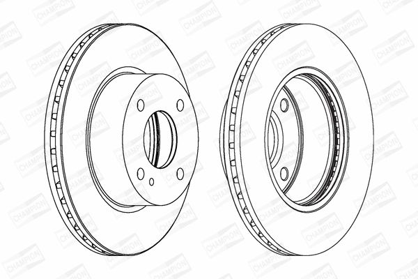 Диск гальмівний FORD AUSTRALIA, CHAMPION (562539CH) Диск гальмівний FORD AUSTRALIA, CHAMPION (562539CH)