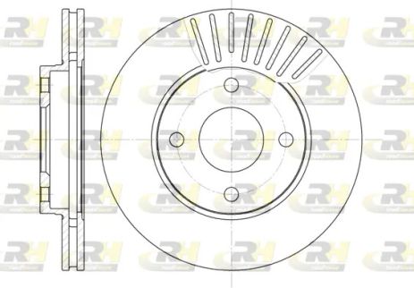 Диск гальмівний VOLVO C30, MAZDA 2, ROAD HOUSE (657510) Диск гальмівний VOLVO C30, MAZDA 2, ROAD HOUSE (657510)