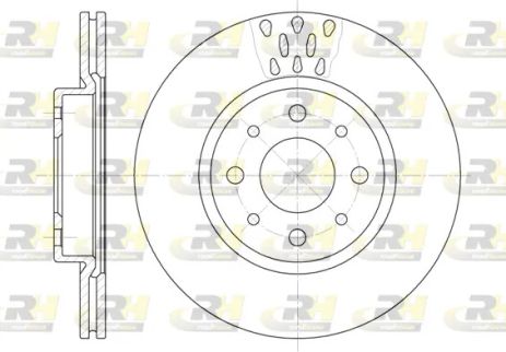 Диск гальмівний LANCIA YPSILON, FIAT ALBEA, ROAD HOUSE (618910) Диск гальмівний LANCIA YPSILON, FIAT ALBEA, ROAD HOUSE (618910)