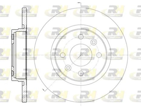 Диск тормозной RENAULT SANDERO/STEPWAY, SMART FORFOUR, ROAD HOUSE (680900)