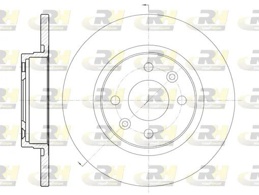 Диск тормозной RENAULT SANDERO/STEPWAY, SMART FORFOUR, ROAD HOUSE (680900) Диск тормозной RENAULT SANDERO/STEPWAY, SMART FORFOUR, ROAD HOUSE (680900)