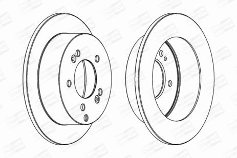 Диск тормозной HYUNDAI XG, KIA SPORTAGE, CHAMPION (562552CH) Диск тормозной HYUNDAI XG, KIA SPORTAGE, CHAMPION (562552CH)