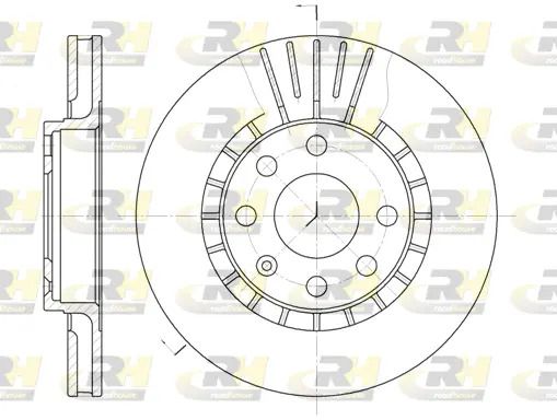 Диск тормозной CHEVROLET LANOS, DAEWOO CIELO, ROAD HOUSE (617810) Диск тормозной CHEVROLET LANOS, DAEWOO CIELO, ROAD HOUSE (617810)