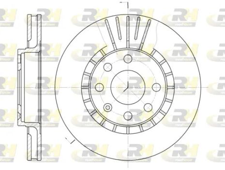 Диск тормозной CHEVROLET LANOS, DAEWOO CIELO, ROAD HOUSE (617810)