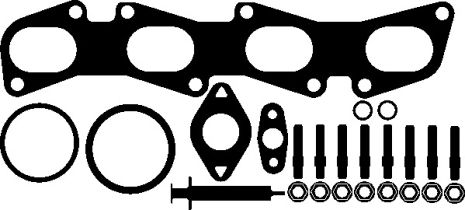 Монтажный комплект, компрессор 715750 HOLDEN CADILLAC