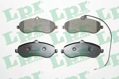 Тормозные колодки для дисков (f, v, с датчиком), FIAT SCUDO, PEUGEOT EXPERT, LPR (05P1348)
