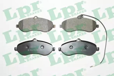Тормозные колодки для дисков (f, v, с датчиком), FIAT SCUDO, PEUGEOT EXPERT, LPR (05P1348)