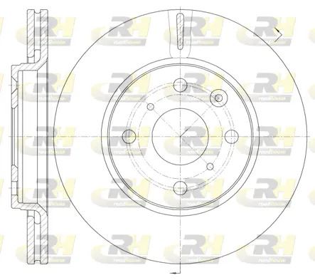 Диск гальмівний GLEAGLE GX2, TOYOTA AYGO, ROAD HOUSE (6100310) Диск гальмівний GLEAGLE GX2, TOYOTA AYGO, ROAD HOUSE (6100310)