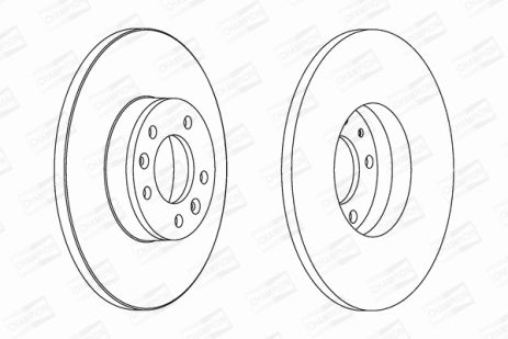 Диск тормозной TOYOTA PROACE, CITROËN JUMPY, CHAMPION (562525CH) Диск тормозной TOYOTA PROACE, CITROËN JUMPY, CHAMPION (562525CH)