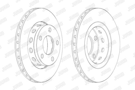 Диск тормозной AUDI A6, VW PASSAT, JURID (562515JC) Диск тормозной AUDI A6, VW PASSAT, JURID (562515JC)