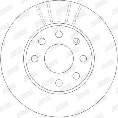 Диск гальмівний OPEL CORSA, VAUXHALL CORSAVAN, JURID (562290JC) Диск гальмівний OPEL CORSA, VAUXHALL CORSAVAN, JURID (562290JC)