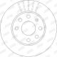 Диск гальмівний OPEL CORSA, VAUXHALL CORSAVAN, JURID (562290JC) Диск гальмівний OPEL CORSA, VAUXHALL CORSAVAN, JURID (562290JC)
