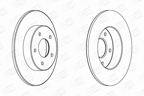 Диск тормозной NISSAN PRIMERA, CHAMPION (562264CH) Диск тормозной NISSAN PRIMERA, CHAMPION (562264CH)