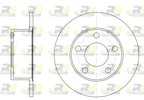 Диск гальмівний SKODA SUPERB, VW PASSAT, ROAD HOUSE (612300) Диск гальмівний SKODA SUPERB, VW PASSAT, ROAD HOUSE (612300)