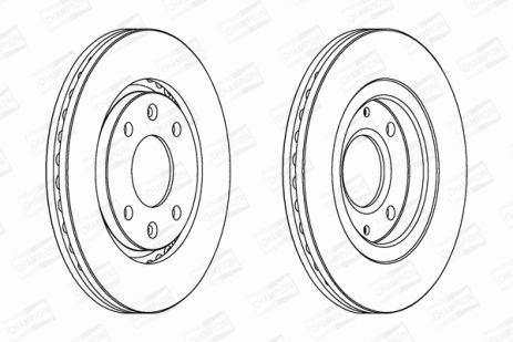 Диск тормозной PEUGEOT 406, CHAMPION (562027CH) Диск тормозной PEUGEOT 406, CHAMPION (562027CH)
