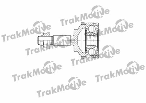 ШРУС в сборе, комплект RENAULT KANGOO, TRAKMOTIVE (400661)