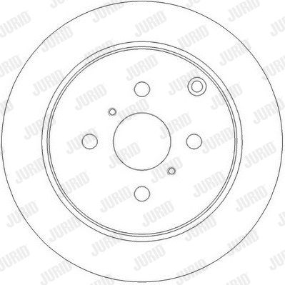 Диск гальмівний TOYOTA YARIS, JURID (562261JC) Диск гальмівний TOYOTA YARIS, JURID (562261JC)