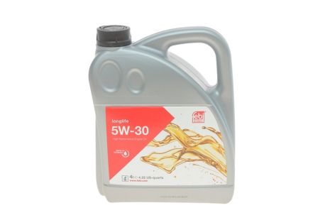 4л ( Made in GERMANY !! ) масло синтетичне 5W-30 Longlife ACEA A3/B4-04/C3, API SN/CF,…, FEBI BILSTEIN (32942)