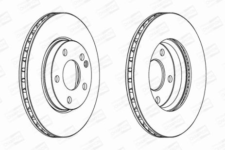 Диск тормозной MERCEDES-BENZ B-CLASS, CHAMPION (562312CH) Диск тормозной MERCEDES-BENZ B-CLASS, CHAMPION (562312CH)