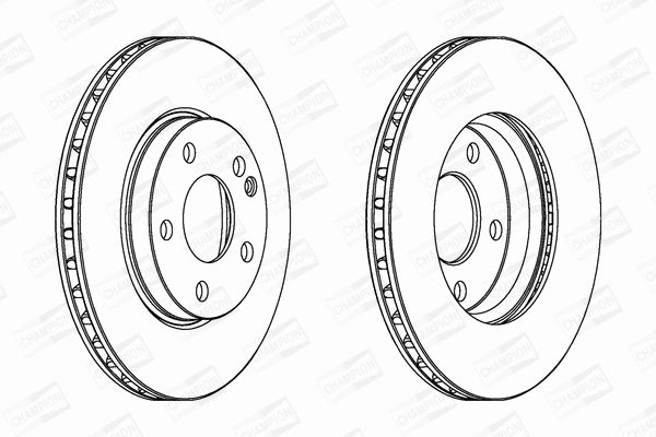 Диск тормозной MERCEDES-BENZ B-CLASS, CHAMPION (562312CH) Диск тормозной MERCEDES-BENZ B-CLASS, CHAMPION (562312CH)