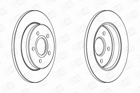 Диск тормозной FORD FOCUS, CHAMPION (562361CH) Диск тормозной FORD FOCUS, CHAMPION (562361CH)