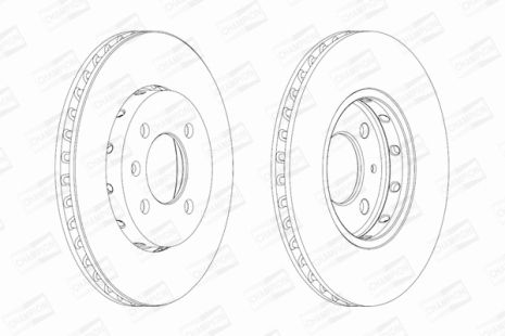 Диск тормозной SKODA E-CITIGO, SEAT Mii, CHAMPION (562727CH)