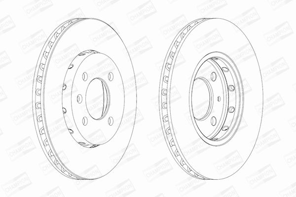 Диск тормозной SKODA E-CITIGO, SEAT Mii, CHAMPION (562727CH) Диск тормозной SKODA E-CITIGO, SEAT Mii, CHAMPION (562727CH)