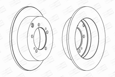 Диск тормозной CHRYSLER SEBRING, MITSUBISHI SPACE, CHAMPION (562781CH) Диск тормозной CHRYSLER SEBRING, MITSUBISHI SPACE, CHAMPION (562781CH)
