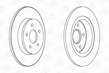 Диск тормозной FORD FOCUS, VOLVO V40, CHAMPION (562411CH) Диск тормозной FORD FOCUS, VOLVO V40, CHAMPION (562411CH)
