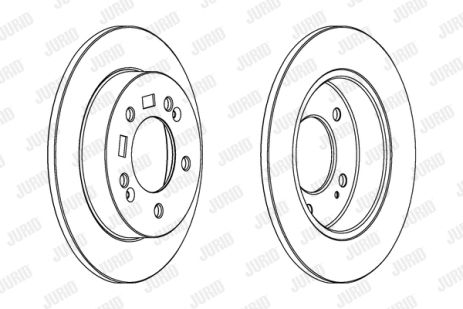 Диск тормозной KIA VENGA, HYUNDAI ix20, JURID (563033JC) Диск тормозной KIA VENGA, HYUNDAI ix20, JURID (563033JC)