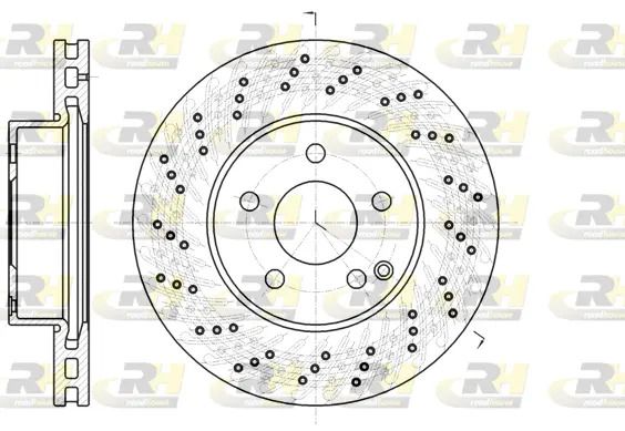 Диск гальмівний MERCEDES-BENZ C-CLASS, ROAD HOUSE (6106810) Диск гальмівний MERCEDES-BENZ C-CLASS, ROAD HOUSE (6106810)