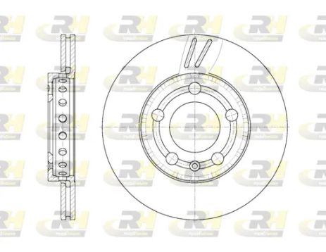 Диск гальмівний VW FOX, SKODA FABIA, ROAD HOUSE (670910) Диск гальмівний VW FOX, SKODA FABIA, ROAD HOUSE (670910)