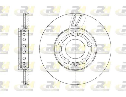 Диск гальмівний VW FOX, SKODA FABIA, ROAD HOUSE (670910) Диск гальмівний VW FOX, SKODA FABIA, ROAD HOUSE (670910)