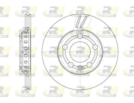 Диск тормозной VW FOX, SKODA FABIA, ROAD HOUSE (670910) Диск тормозной VW FOX, SKODA FABIA, ROAD HOUSE (670910)