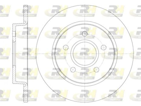 Диск тормозной SSANGYONG KORANDO, FORD FOCUS, ROAD HOUSE (684600) Диск тормозной SSANGYONG KORANDO, FORD FOCUS, ROAD HOUSE (684600)