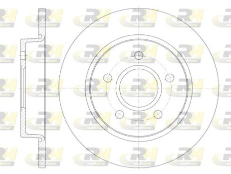 Диск гальмівний SSANGYONG KORANDO, FORD FOCUS, ROAD HOUSE (684600) Диск гальмівний SSANGYONG KORANDO, FORD FOCUS, ROAD HOUSE (684600)