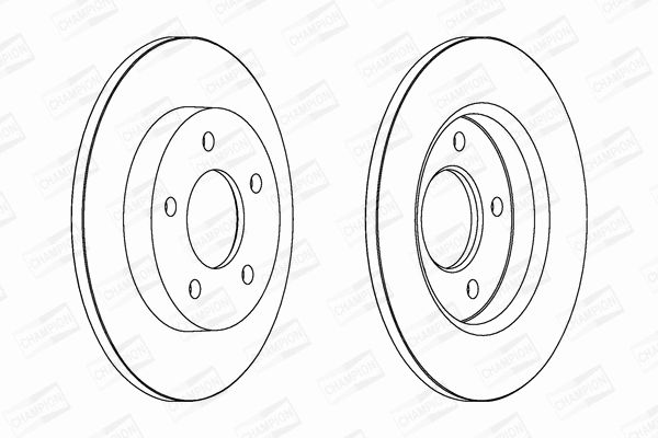 Диск тормозной MAZDA 3, CHAMPION (562560CH) Диск тормозной MAZDA 3, CHAMPION (562560CH)
