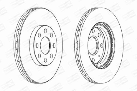Диск тормозной ABARTH GRANDE, FIAT GRANDE, CHAMPION (562304CH)